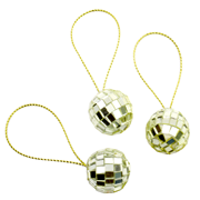 Étiquette cadeau boule à facettes