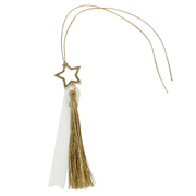 Étiquette volante pendentif étoile