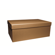 PURE Box rect. L grocer kraft