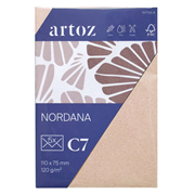 Nordana emb. 5 envel. C7 rose glow