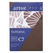 Nordana emb. 5 envel. C7 brown glow