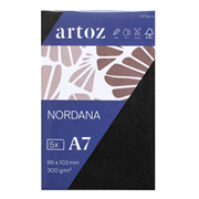 Nordana emb. 5 cart. A7 black glow