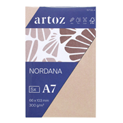 Nordana Pkg 5 Visitk. A7 rose glow