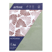 Nordana Pkg5 carte A6 olive glow