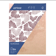 Nordana Pkg 5 Karten E6 rose glow