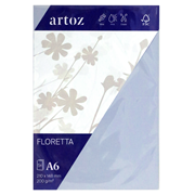 Floretta Pkg5 carte A6 l.blue