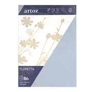 Floretta Pkg5 Karte B6 l.blue