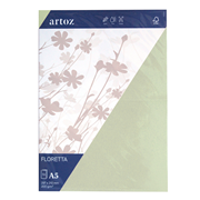 Floretta Pkg5 carte A5 l.green