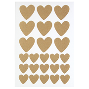 Sticker Herzen kraft