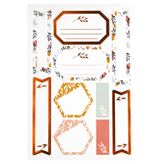 Sticker Etiketten happy