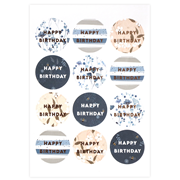 Sticker Happy Bappy Birthday