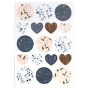 Sticker mixed flowers