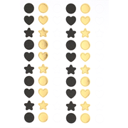 Mini-icônes d'autocollants de base