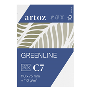 Green Line Pkg 5 Kuverts <C7 birch