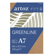 Greenline emb. 5 cart. A7 grocer kraft