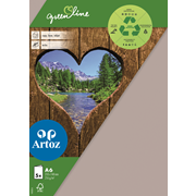 Green Line Pkg 5 Karten A6 beech