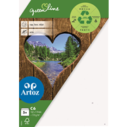 Green Line Pkg 5 Kuverts C6 birch