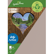 Green Line Pkg 5 Karten A5 beech