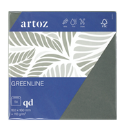 Green Line emb. 5 envel. carr. Moos Grün