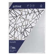 Glaze Pkg5 Karte B6 silver shine
