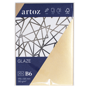 Glaze Pkg5 enveloppe B6 bronze shine