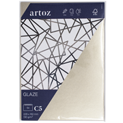 Glaze Pkg5 Umschlag C5 white shine