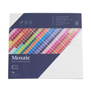 Mosaic 5 carton table blanc