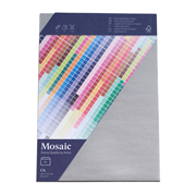 Mosaic 5 Kuverts C6 silber