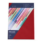 Mosaic 5 envelop. B6 rouge feu