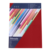 Mosaic 5 carte A5 rouge feu