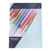 Mosaic 5 carte A4 bleu clair