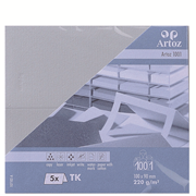 1001 emb. 5 cart./table gris clair