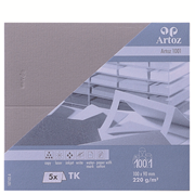 1001 Pkg 5 Tischkarten graphit