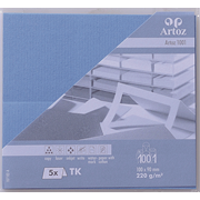 1001 Pkg 5 Tischk. marienblau