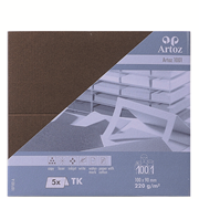 1001 Pkg 5 Tischk. braun
