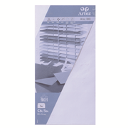 1001 Pkg 5 Kuverts blütenweiss