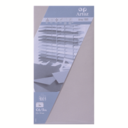 1001 Pkg 5 Kuverts lichtgrau