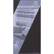 1001 Pkg 5 Kuverts schwarz