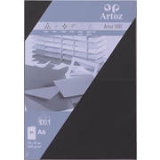 1001 Pkg 5 Karten A6 schwarz