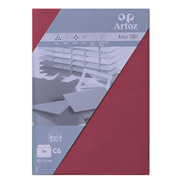 1001 Pkg 5 Kuverts C6 weinrot