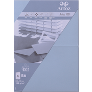 1001 emb. 5 cart. B6 bleu pastel