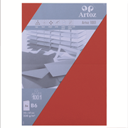 1001 Pkg 5 Karten B6 rot