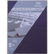 1001 Pkg 5 Karten E6 classic blue