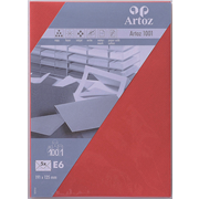 1001 Pkg 5 Kuverts E6 rot