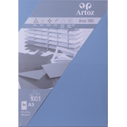 1001 Pkg 5 Karten A5 marienblau