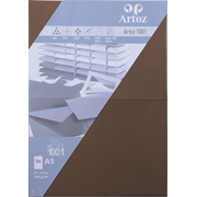 1001 Pkg 5 Karten A5 braun