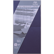 1001 Pkg 5 Karten qd classic blue