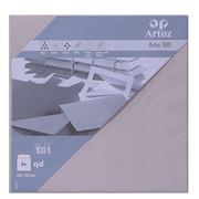 1001 Pkg 5 Kuverts qd lichtgrau