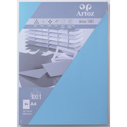 1001 Pkg 5 Karten A4 azur