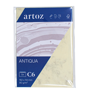 Antiqua emb. 5 envel. C6 chamois